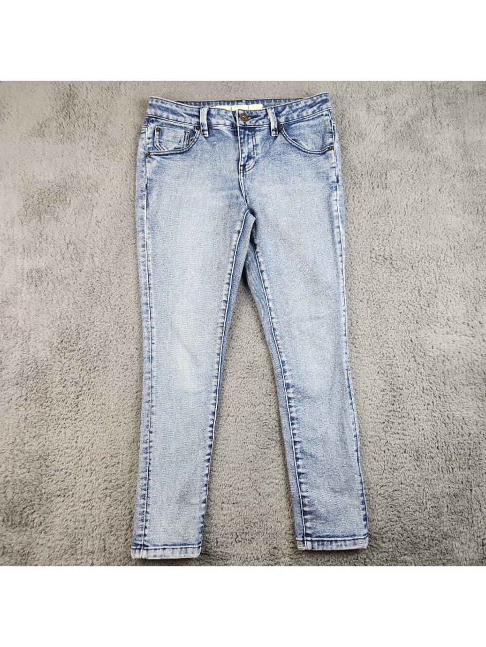 PIPPA Jeans Women's 8 Blue Skinny Ankle Mid Rise Stretch Denim Slimming Modern